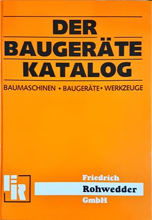 Der Baugерäte Katalog - —