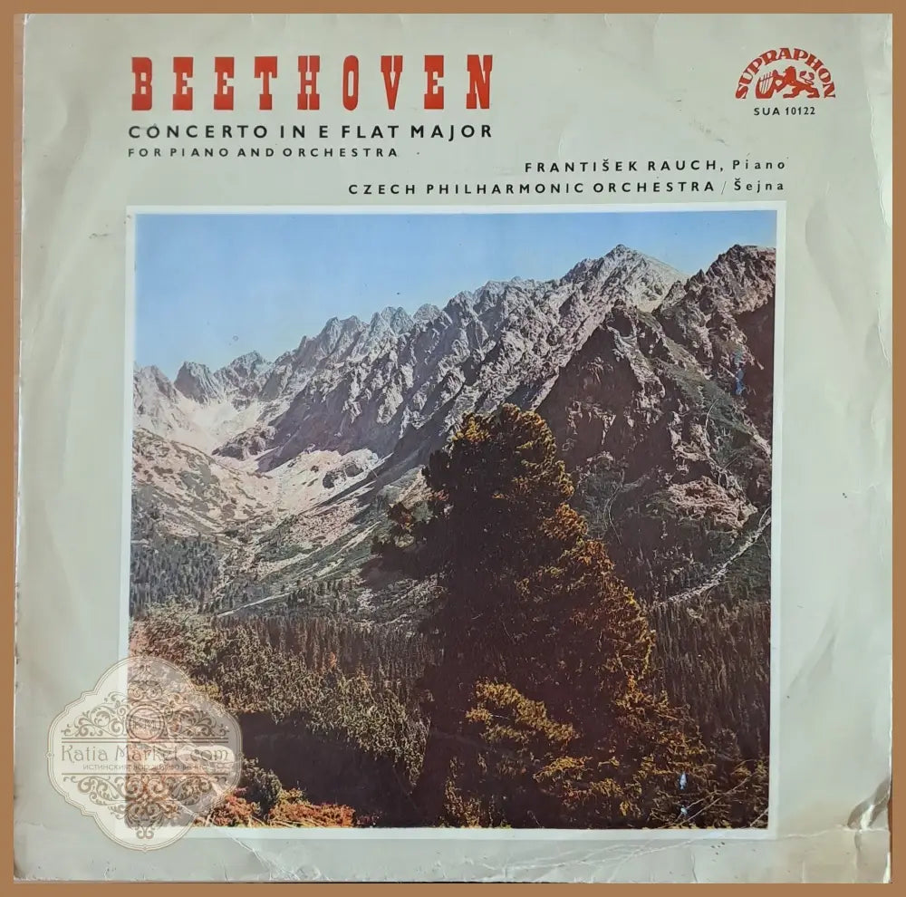 Beethoven: Concerto for piano and orchestra. Frantisek Rauch and Chech orchestra - antique