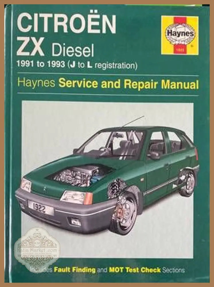 Citroen ZX Diesel. 1991 to 1993 (J to L registration) - Колектив - Книги