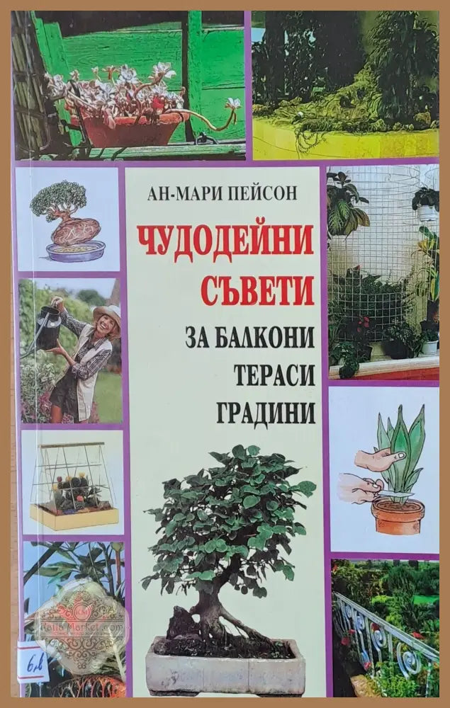 Чудодейни съвети за балкони тераси градини - Ан-Мари Пейсон - Книги