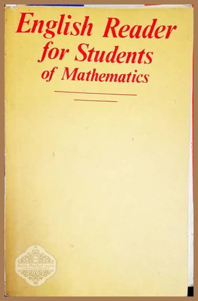 English Reader for Students of Mathematics - Колектив - Книги