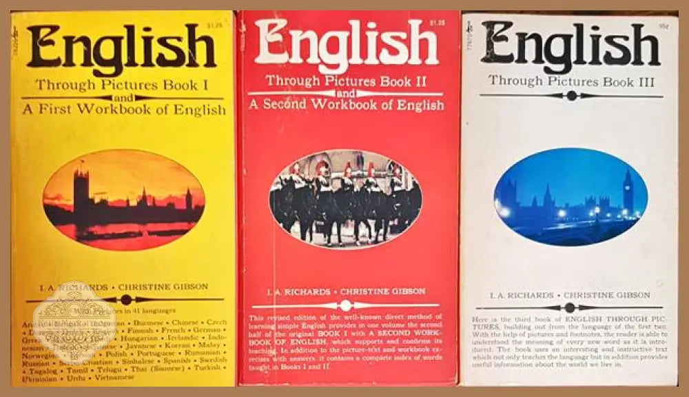 English. Trough Pictures Book 1-3 - I. A. Richards Christine Gibson - Книги