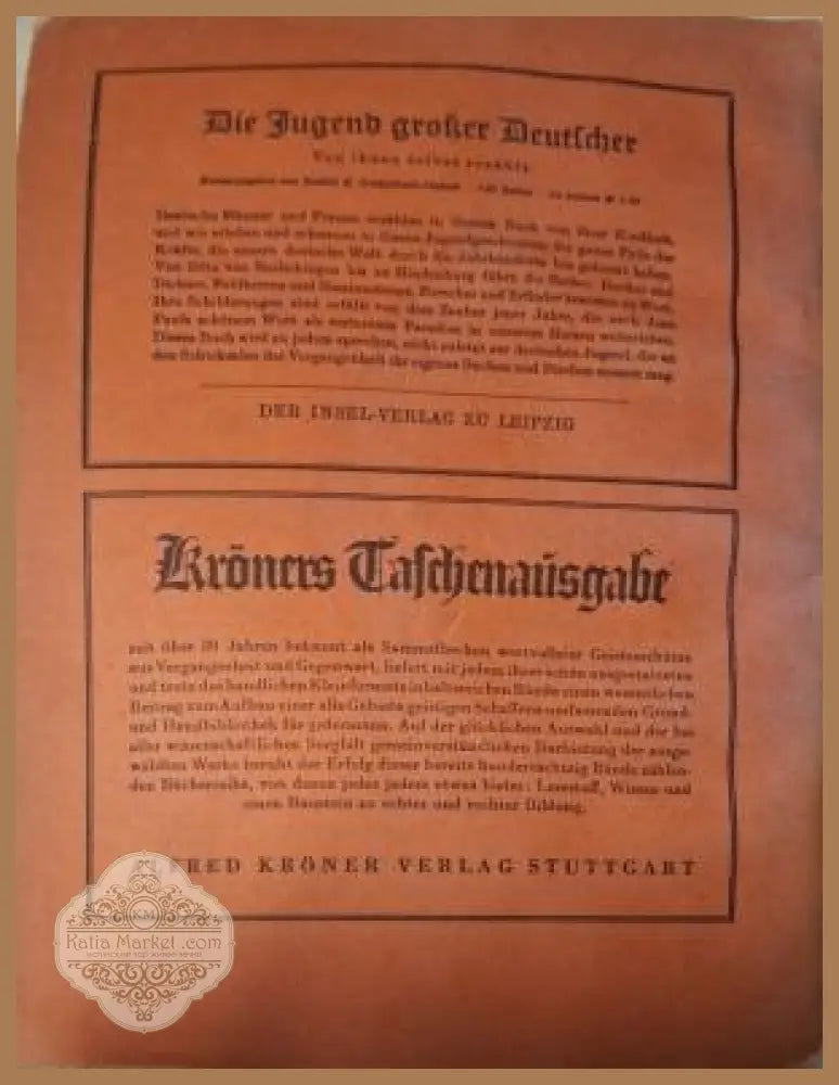 Europäische Revue Heft 12 Dezember 1941 - рекламна страница