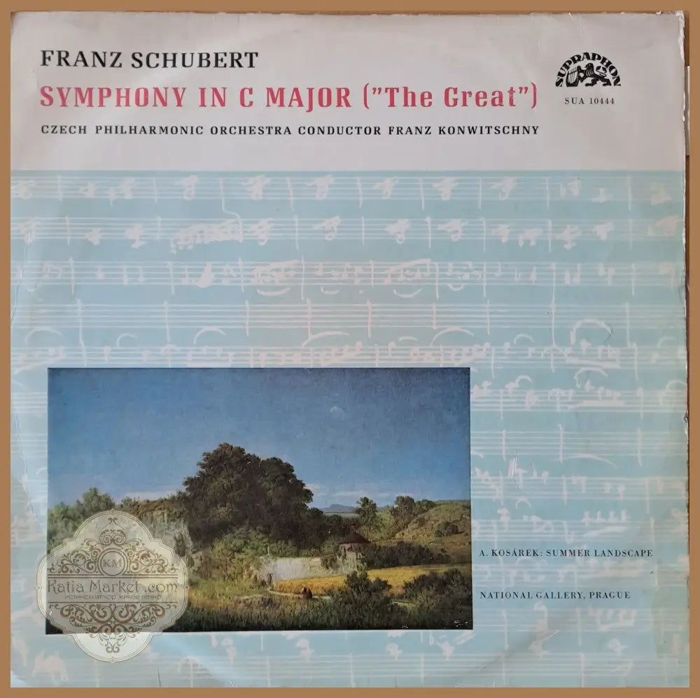Franz Schubert: Symphony in C Major. Czech Philharmonic orchestra - antique