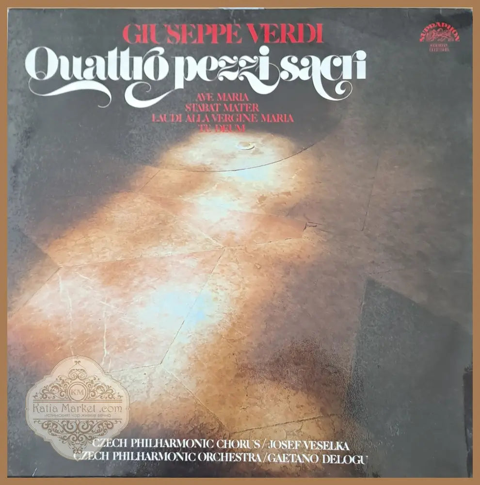 Giuseppe Verdi: Quattro pezzi sacri - Czech Philharmonic Orchestra - antique