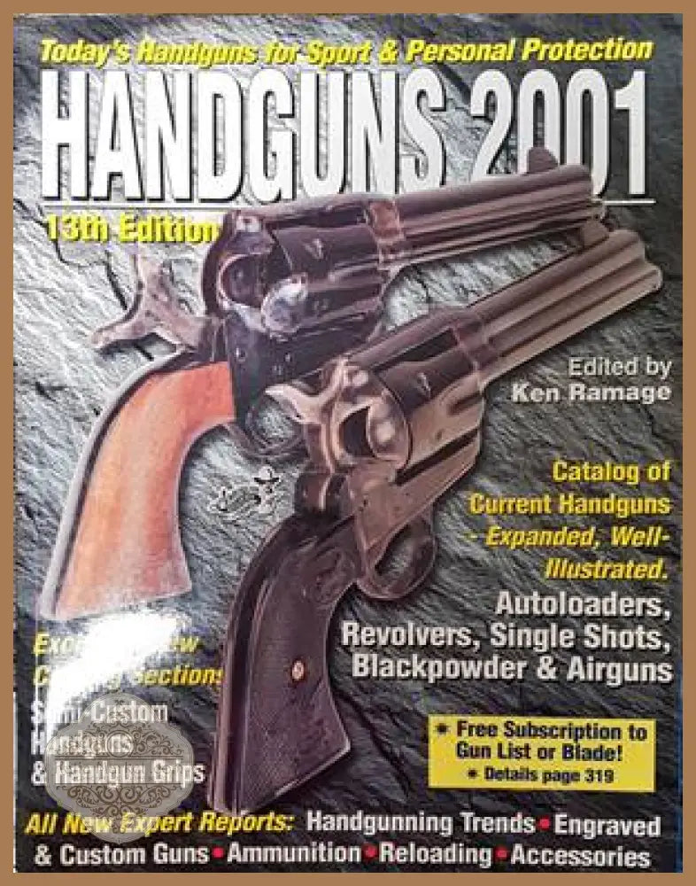 Handguns 2001 - Ken Ramage - Книги