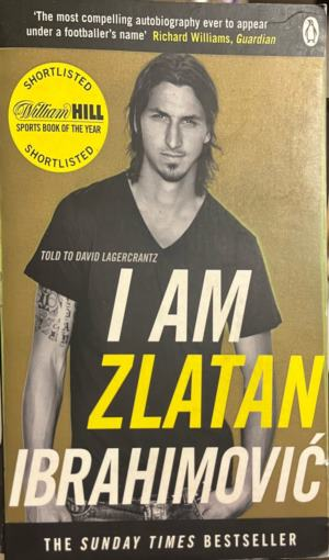 Корицата на книгата I am Zlatan Ibrahimovic