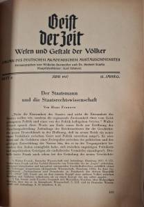Geist der Zeit. Wesen und Gestalt der Völker. Heft 6, Juni 1937 - Колектив