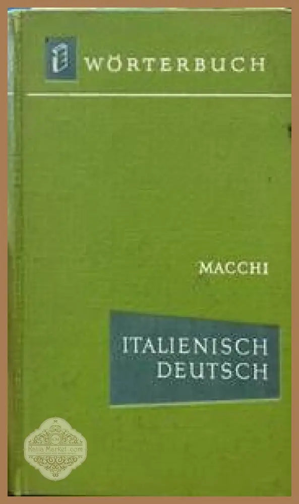 Italienisch-Deutsch Wörterbuch - Vladimiro Macchi - Книги