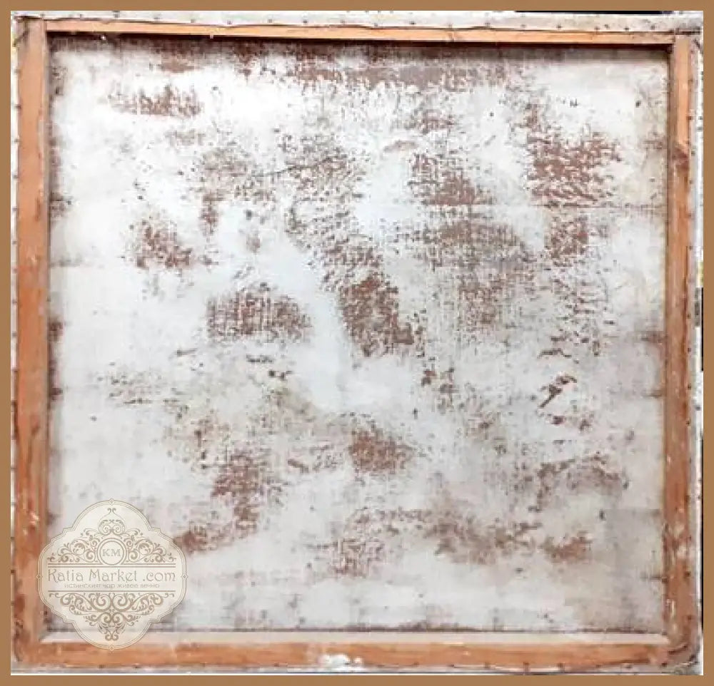 Картина върху платно масло - за реставрация - antique