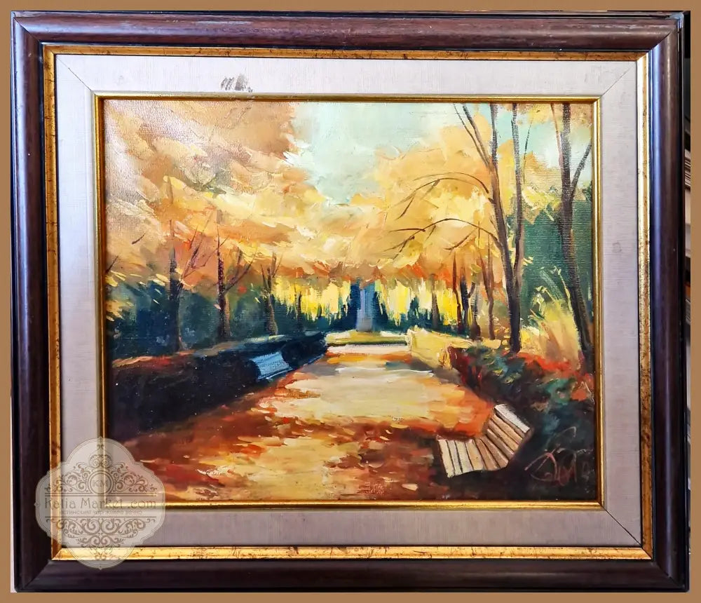 Картина върху платно с рамка - antique