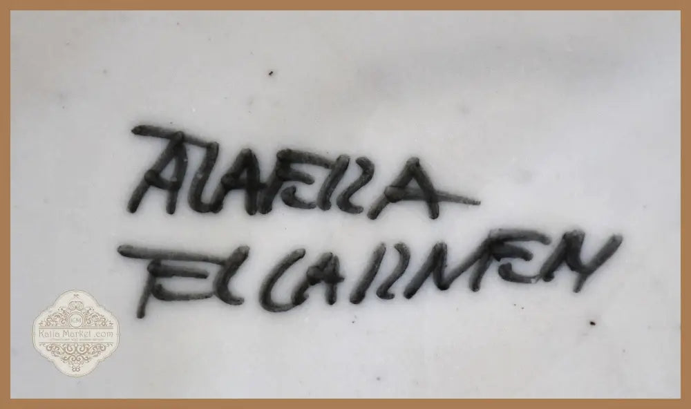Керамична чиния Талавера де ла Рейна - Испания - antique