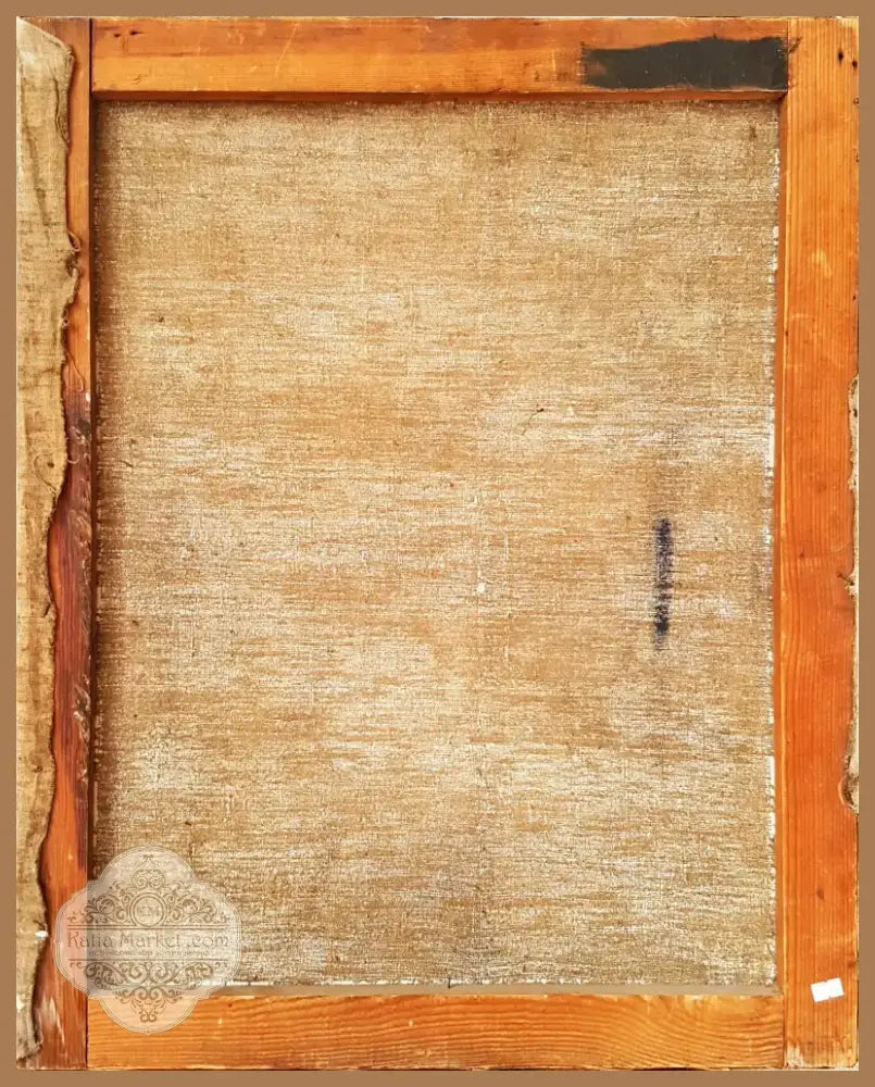 Класически портрет на момиче- масло от неизвестен автор (1168) - Картина