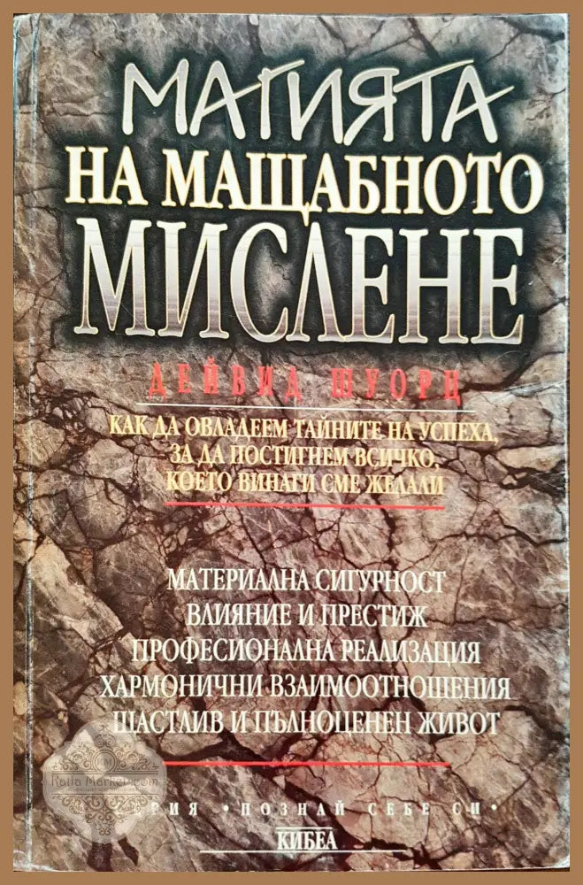 Магията на мащабното мислене - Дейвид Шоурц - Книги
