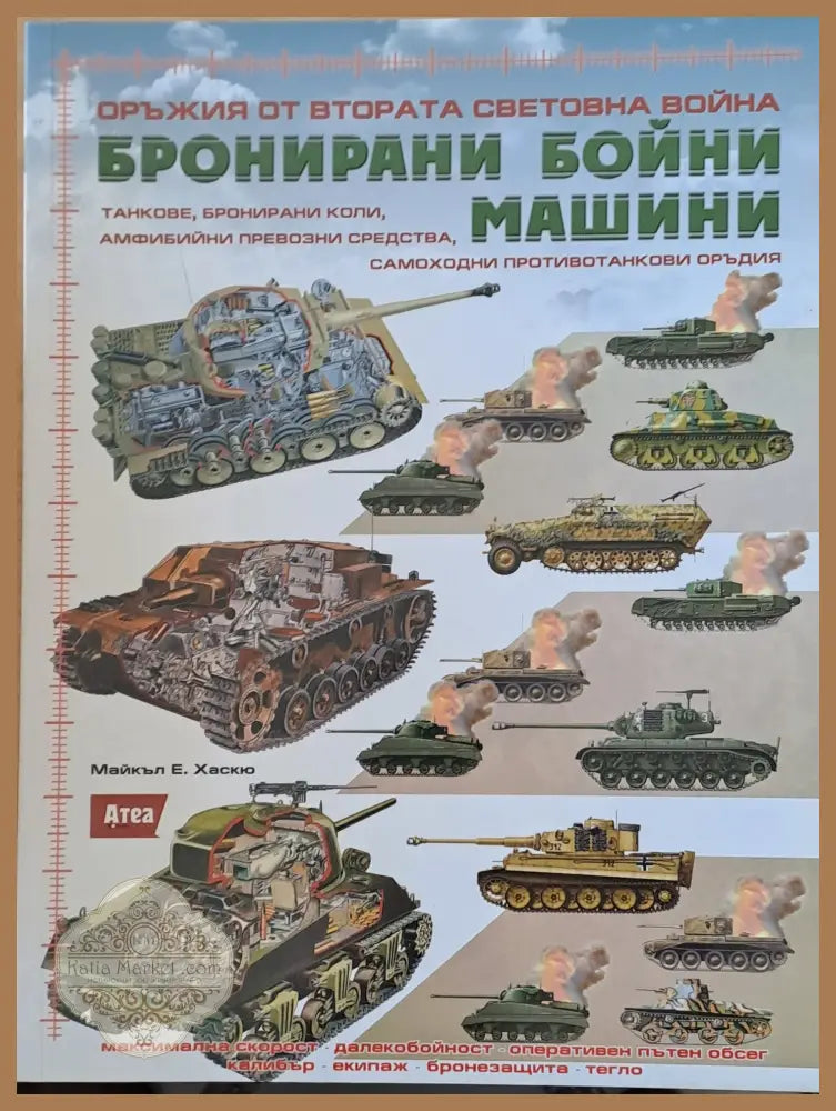 Оръжия от Втората Световна война. Бронирани бойни машини - Майкъл Е. Хаскю - Книги