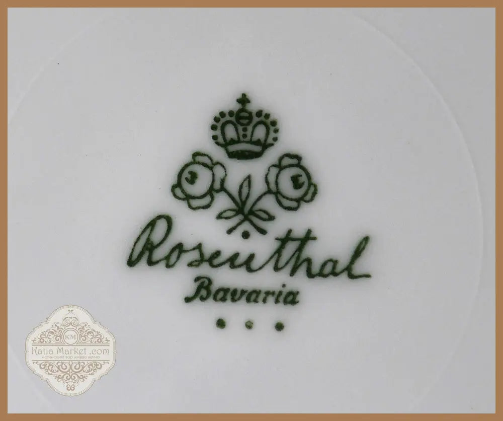Пълен комплект винтидж чинии на Rosenthal Bavaria - antique