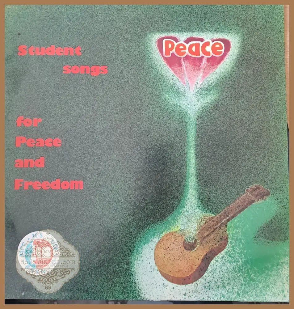 Peace. Student songs for Peace and Freedom. Intern. Union of Students and ensemble ’Solidarity’ - antique