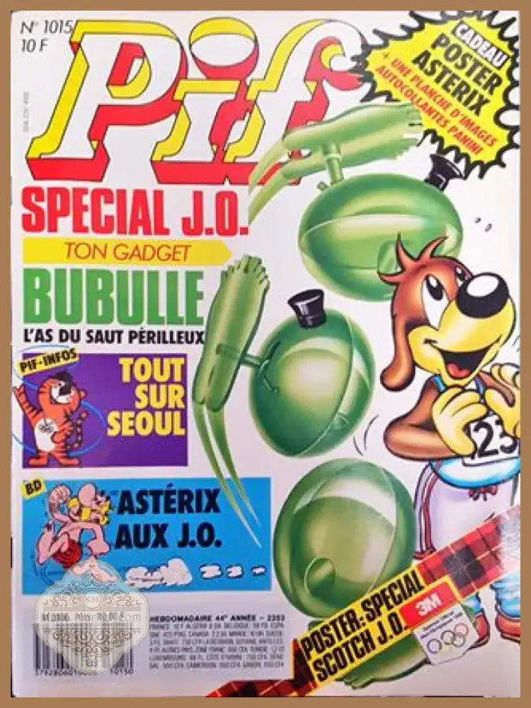 Pif № 1015 / 1988 – Spécial J.O. – Astérix aux J.O. (2033) - Книга