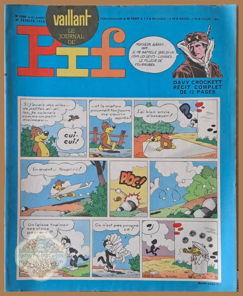 Pif - № 1085/27 Fevrier 1966 - Книги