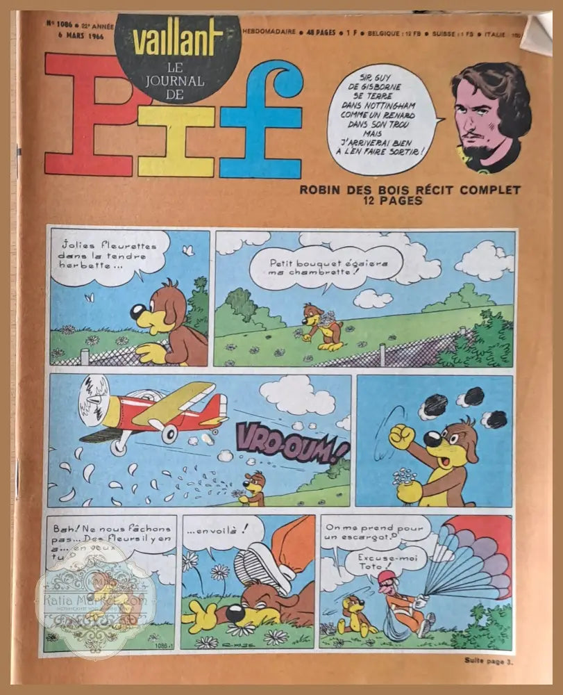 Pif - № 1086/6 Mars 1966 - Книги