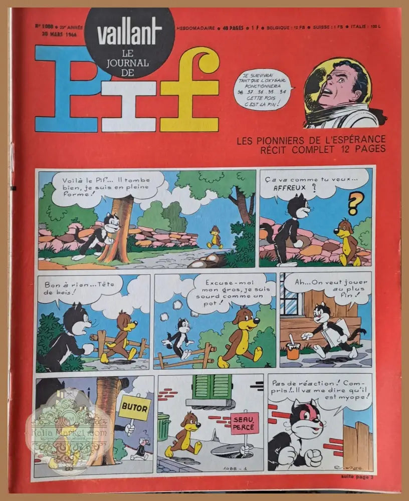 Pif - № 1088/20 Mars 1966 - Книги