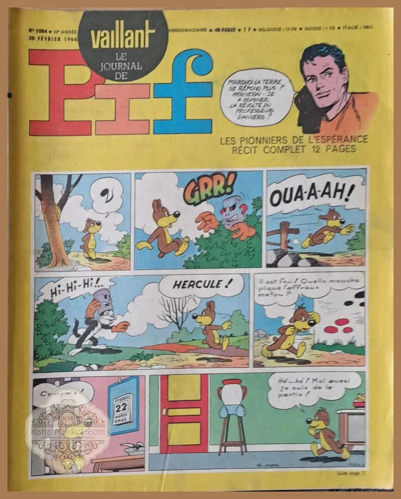 Pif - №1084 / 20 Fevrier 1966 - Книги