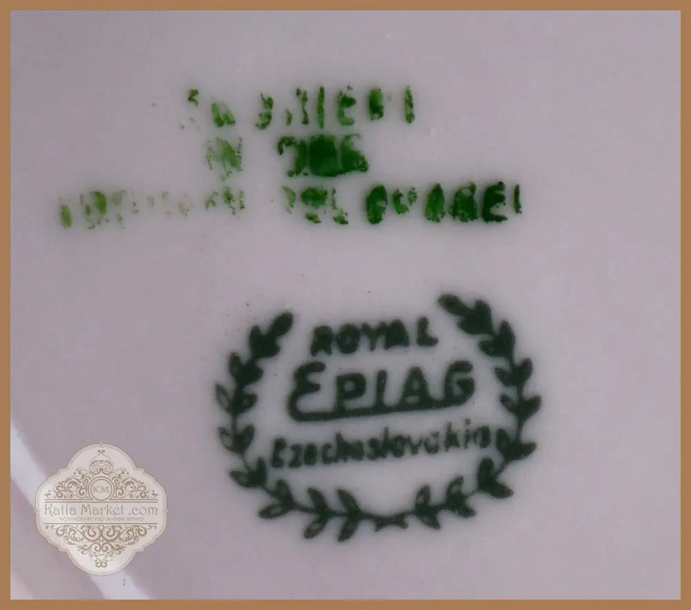 Плато на Royal Epiag - розов порцелан - antique
