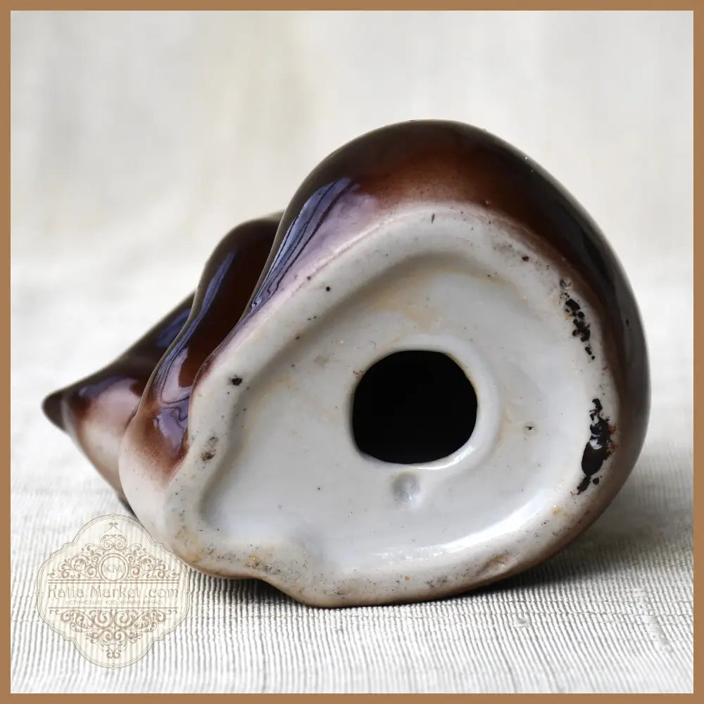 Порцеланова фигура мечка ’Изида’ България 1970-те - Порцеланова фигура