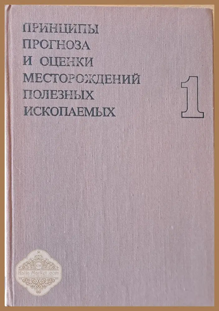 Принципы прогноза и оценки месторождений полезных ископаемых том 1 - Авторски колектив - Книги