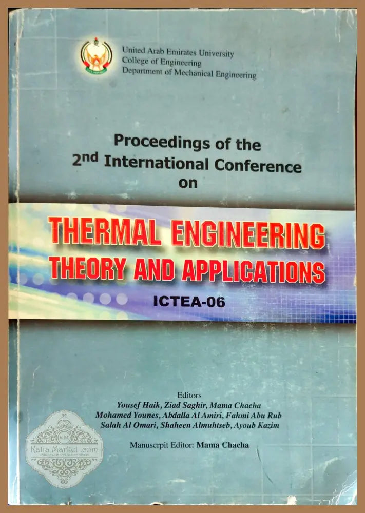 Proceedings of the 2nd International Conference on thermal engineering theory and applications - Collective - Книги