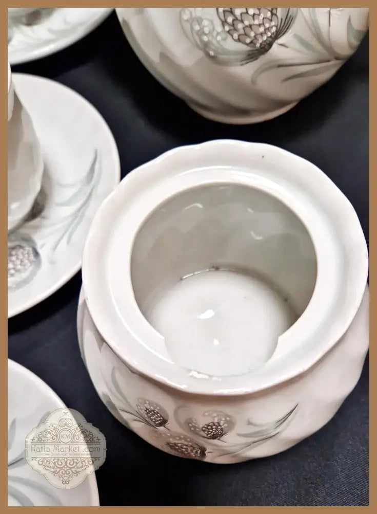 Сервиз аз чай и кафе ’Китка Нови Пазар’ - antique