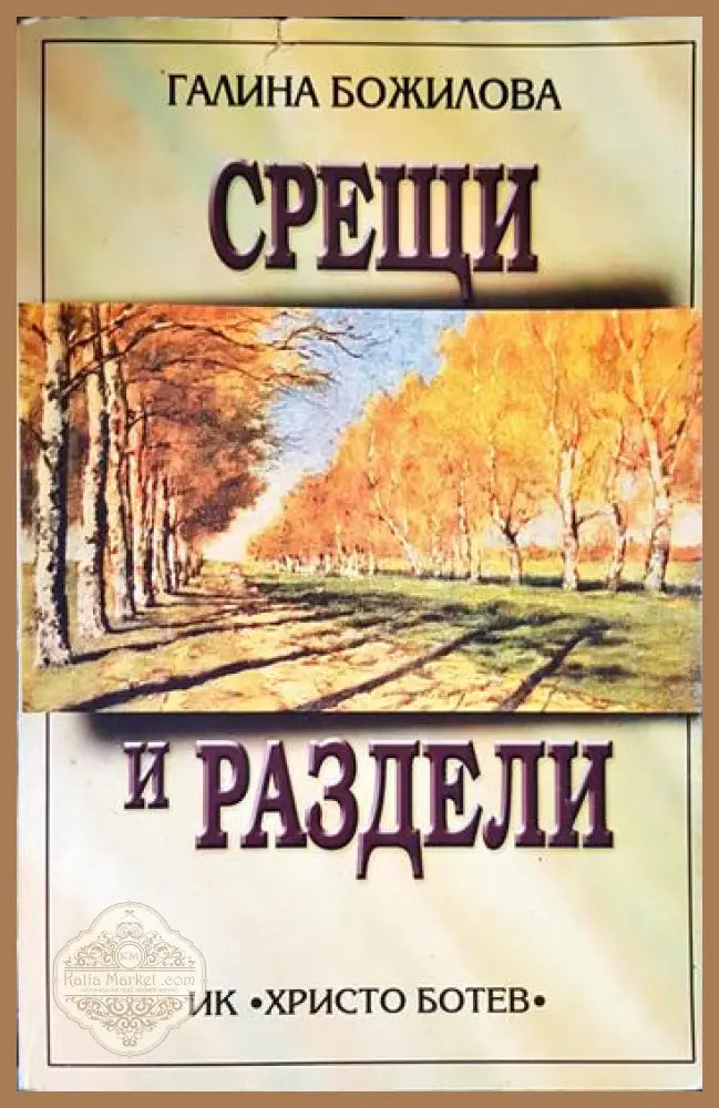 Срещи и раздели - Галина Божилова - Книга