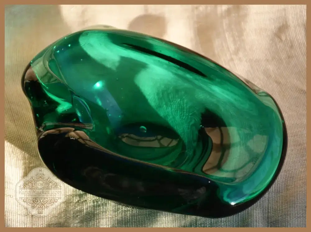 Винтидж пепелник - art glass (104421)