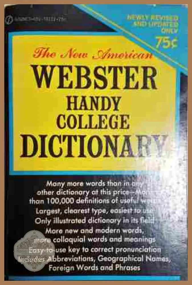 Webster Handy College Dictionary - Колектив - Книги