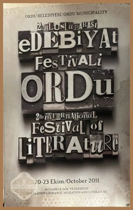 Корица на 2. Uluslararası Edebiyat Festivali Ordu, 2011