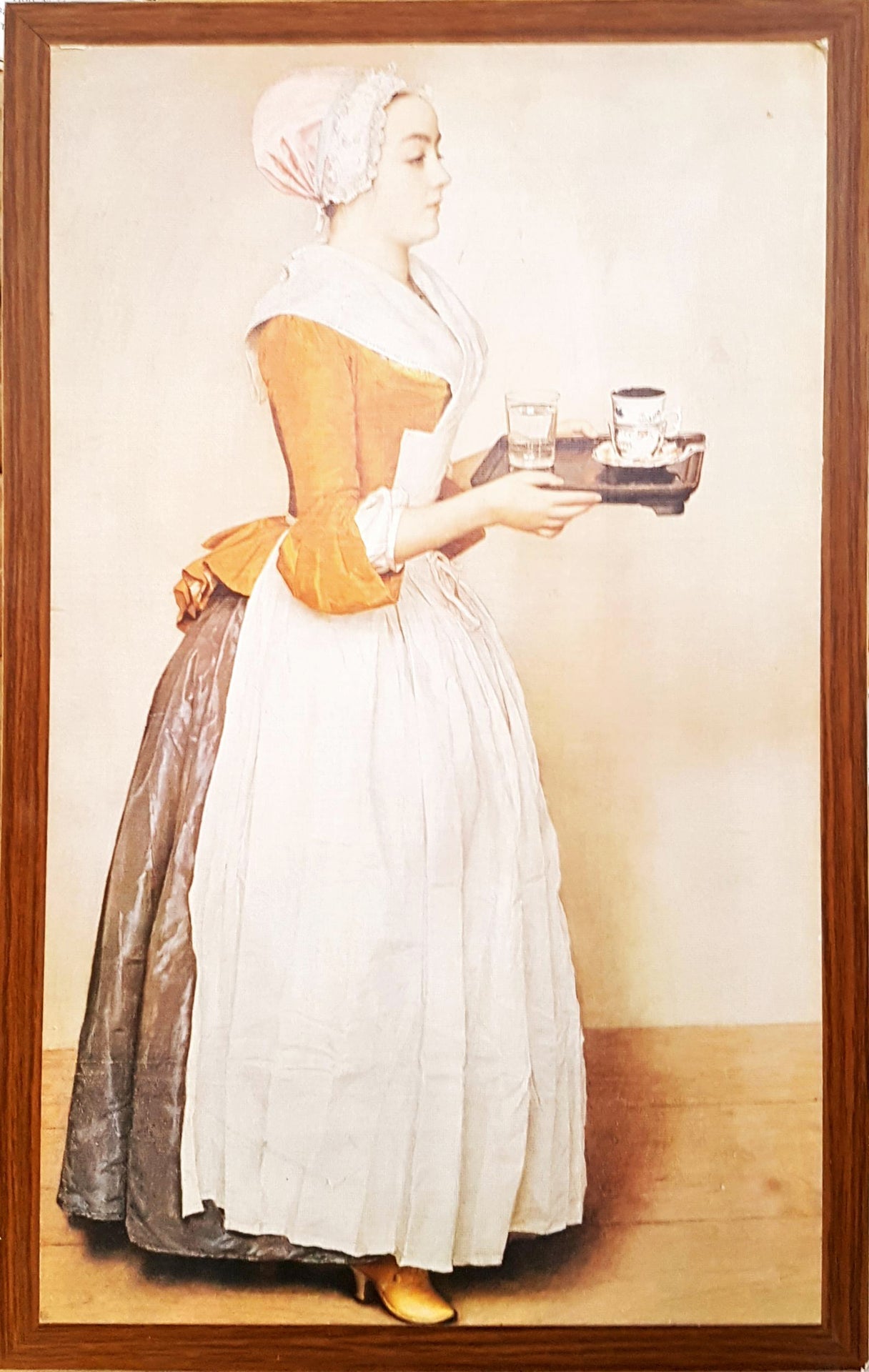 Момиче с чаша шоколад- принт - Жан-Етиен Лиотар (Jean-Étienne Liotard)