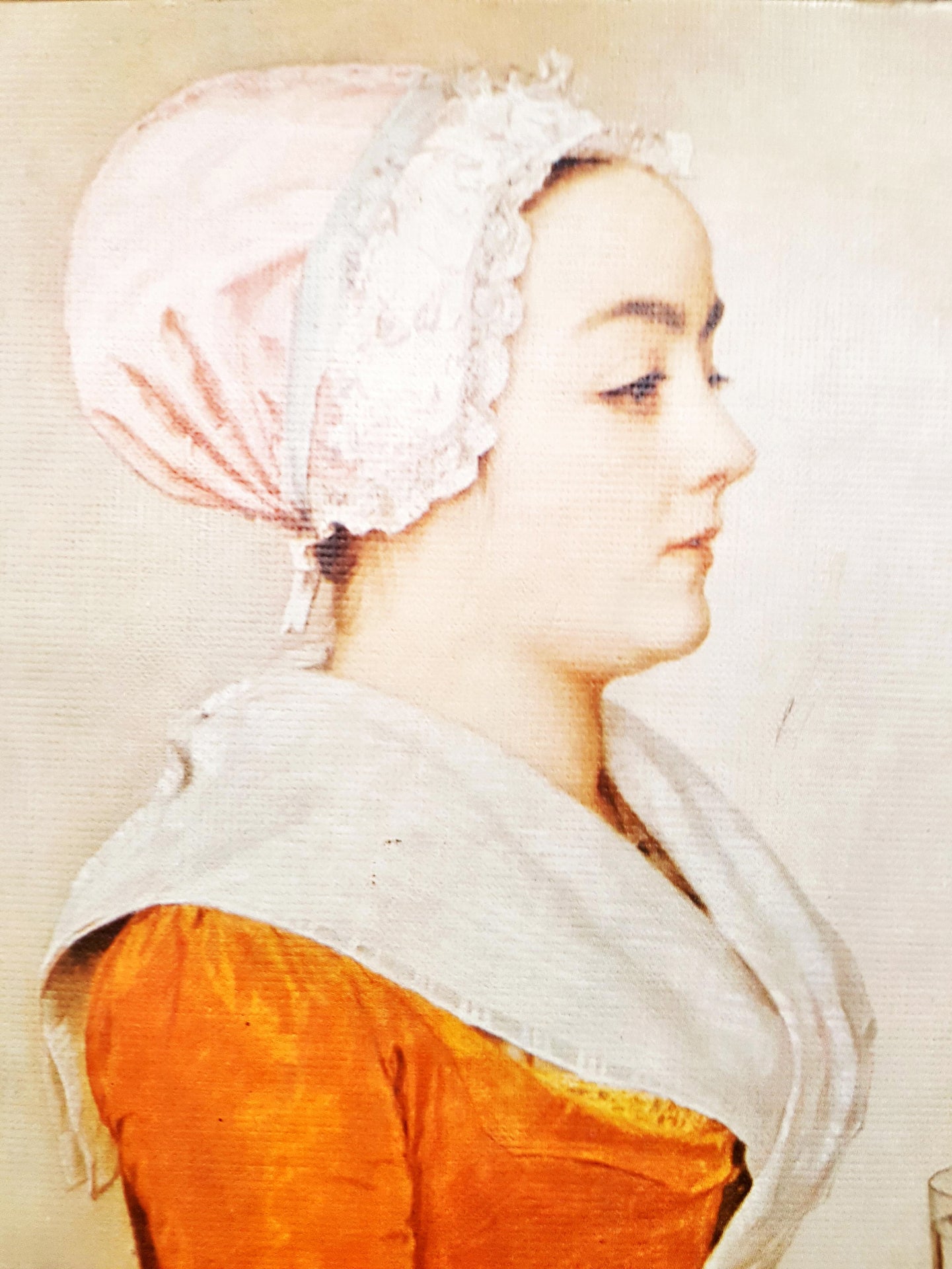 Момиче с чаша шоколад- принт - Жан-Етиен Лиотар (Jean-Étienne Liotard)