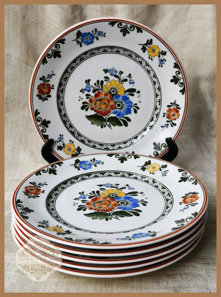 6 чинии ’Villeroy & Boch’ винтидж - antique