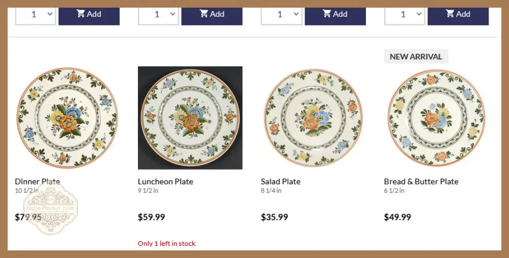 6 чинии ’Villeroy & Boch’ винтидж - antique