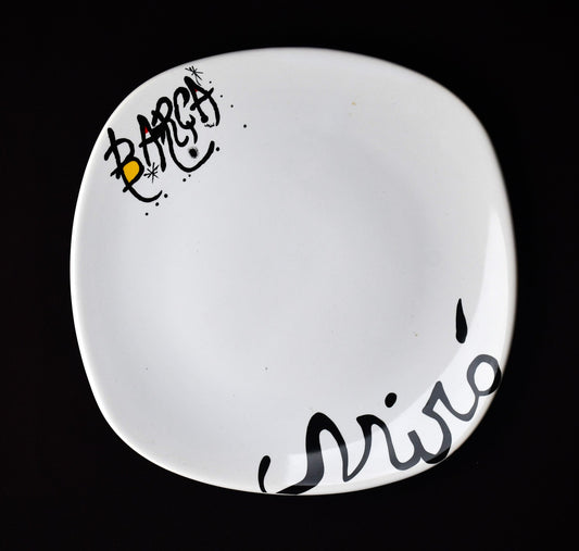 Колекционна декоративна чиния Joan Miro - FC Barcelona, XL Art, 2005 (1)