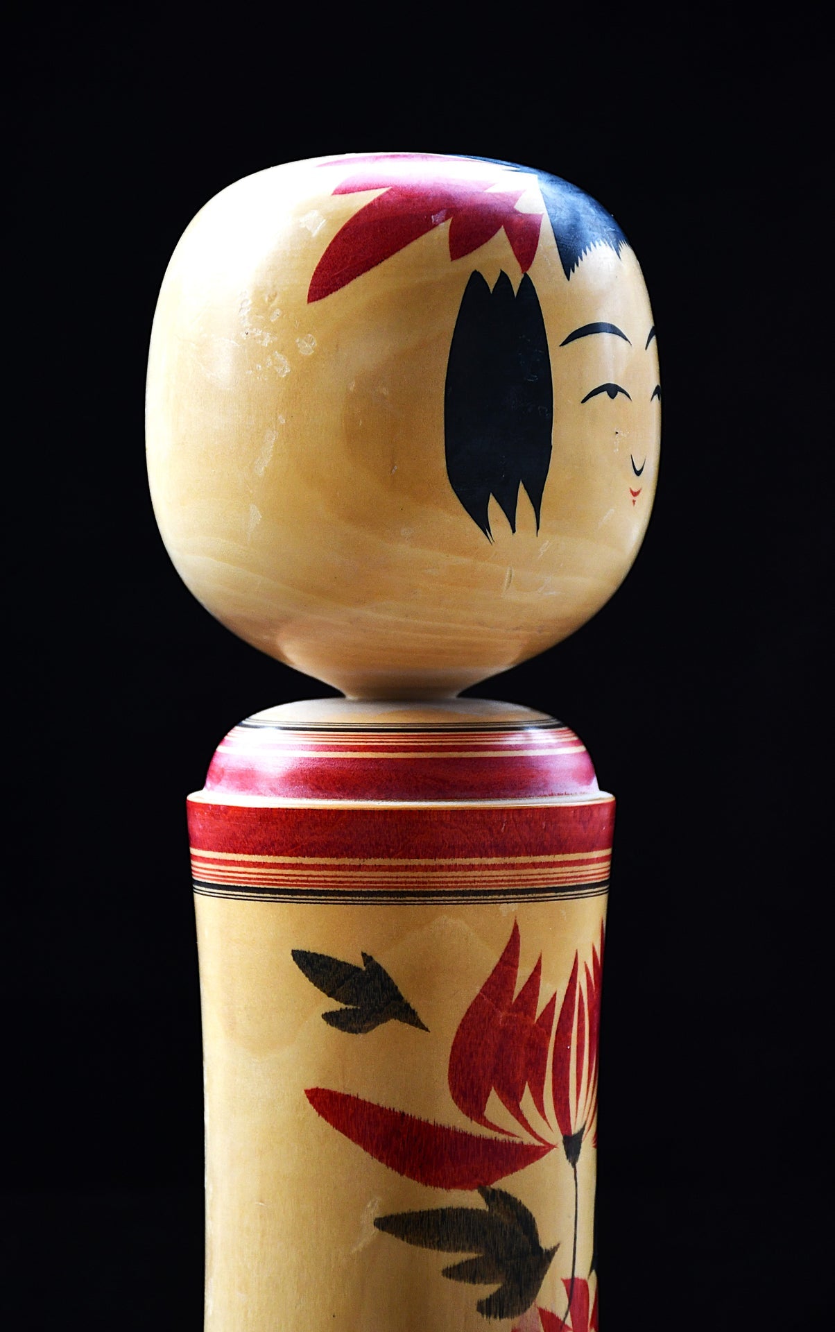 XXL кукла Кокеши Narugo-Kei - Takahashi Takeo (1916-2005), Япония, 1970-те