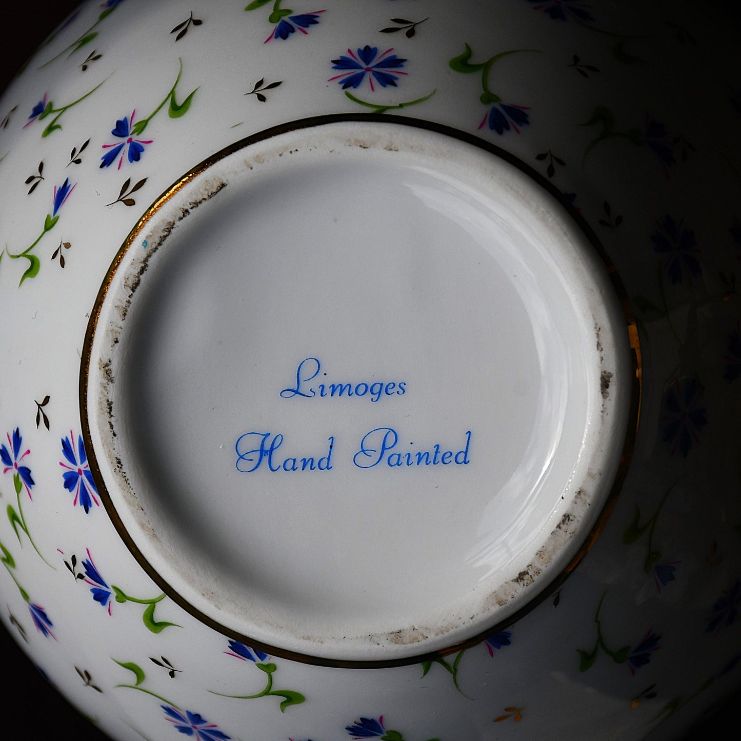 Limoges Barbeau - дъно без маркировка