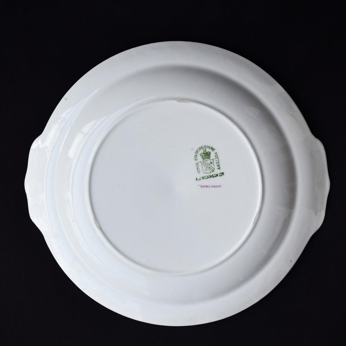 A.J. Wilkinson / Royal Staffordshire Pottery - чиния за сервиране, модел "Shalimar", Англия, 1950-те