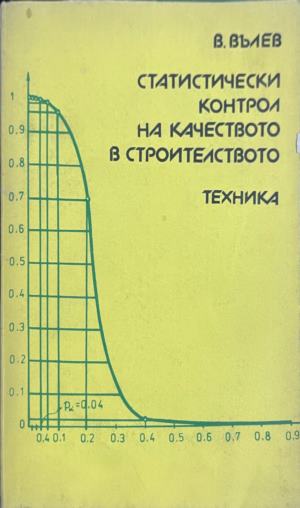 Статистически контрол на качеството в строителството - Вълю Вълев