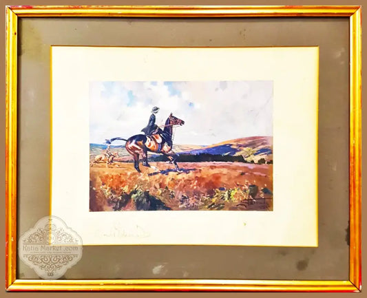 A Moorland Gallop, принт от Lionel Edwards (1071) - Картина