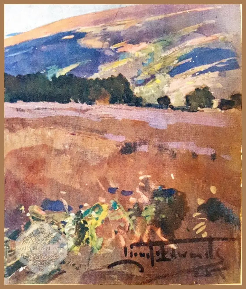 A Moorland Gallop, принт от Lionel Edwards (1071) - Картина