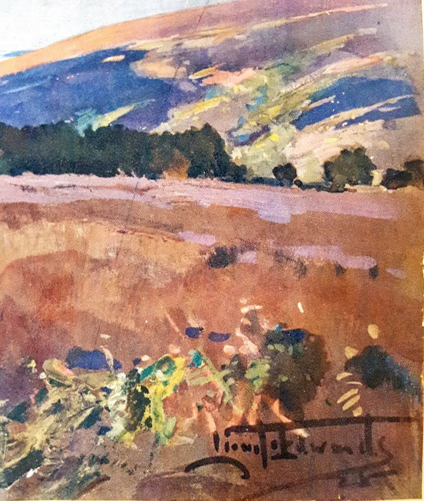 A Moorland Gallop, принт от Lionel Edwards (1071) - Картина