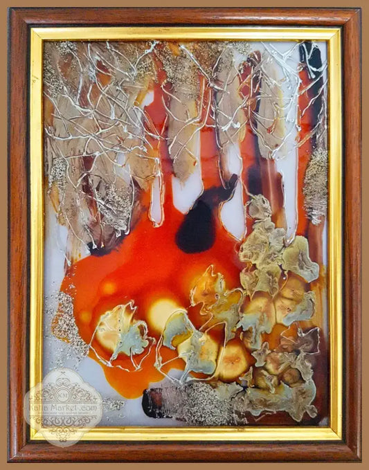 Абстракция ’Пейзаж’- витраж от Мария Станкова (1098) - Картина