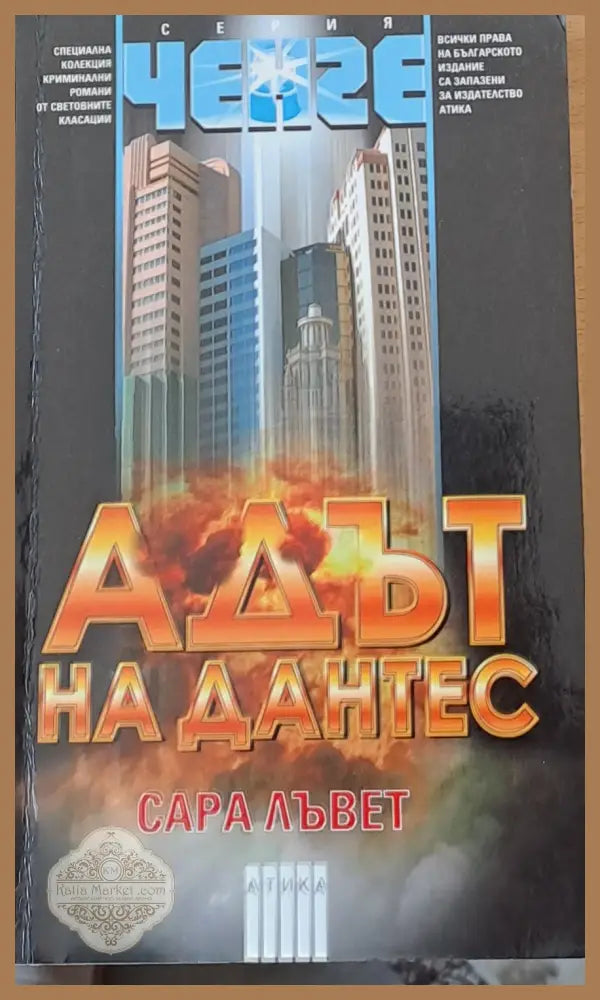 Адът на Дантес - Сара Лъвет - Книги