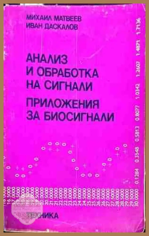 Анализ и обработка на сигнали Приложения за биосигнали - Михаил Матвеев Иван Даскалов - Книги